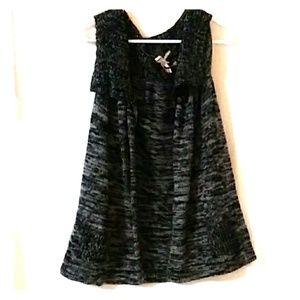 Knitted tank cardigan